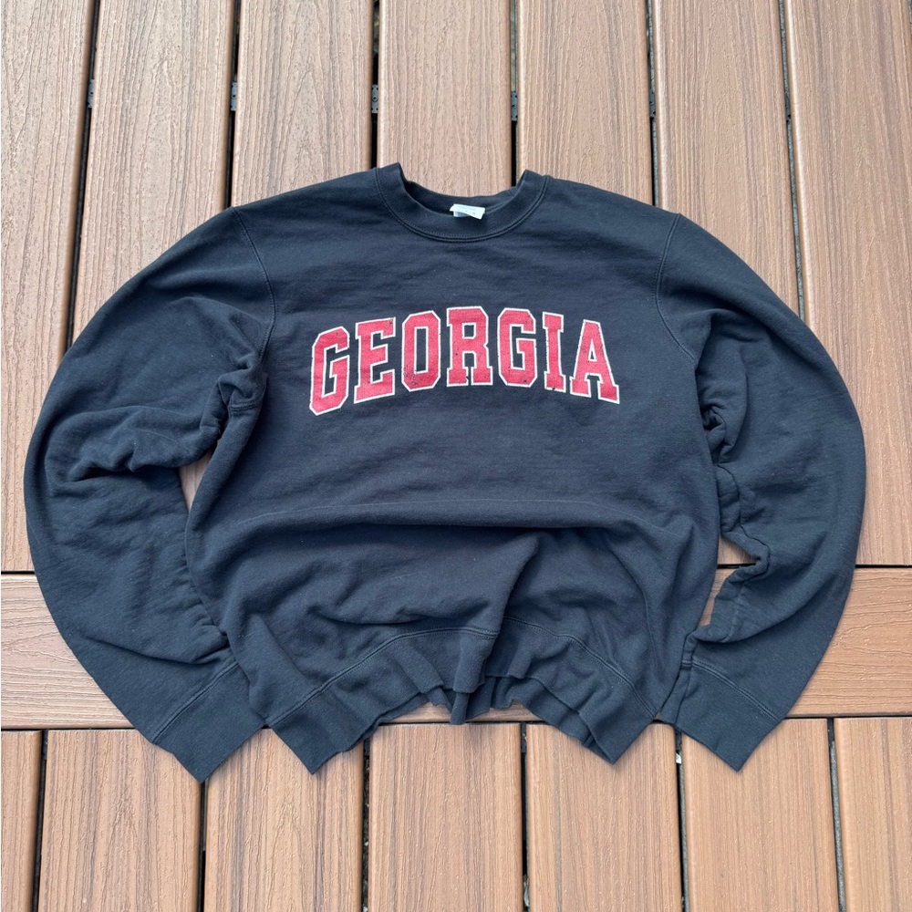 black P&C georgia crewneck sweater